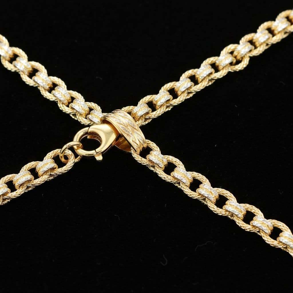 سلسلة ذهب إيطالي عيار 18