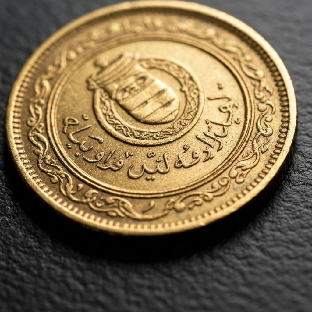 عملة ذهبية سعودية نادرة