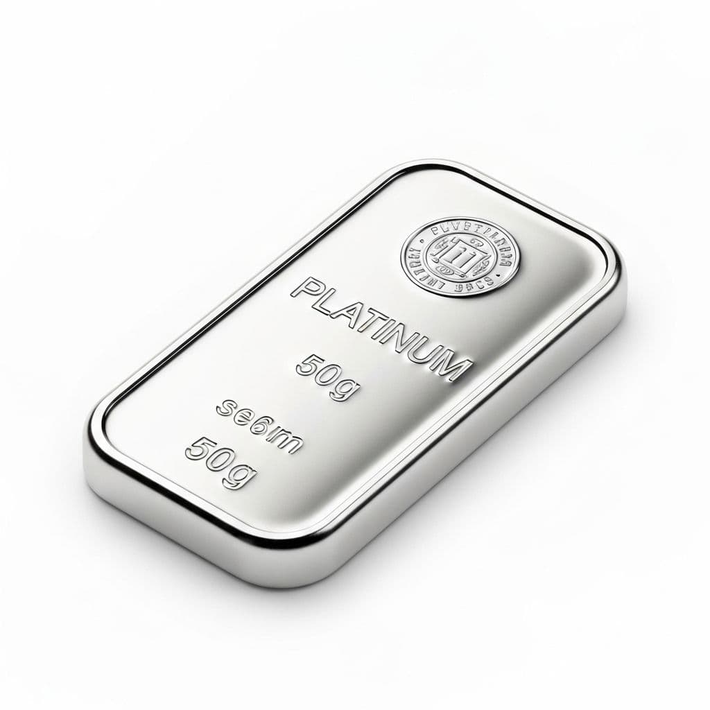 سبيكة بلاتين ٥٠ جرام