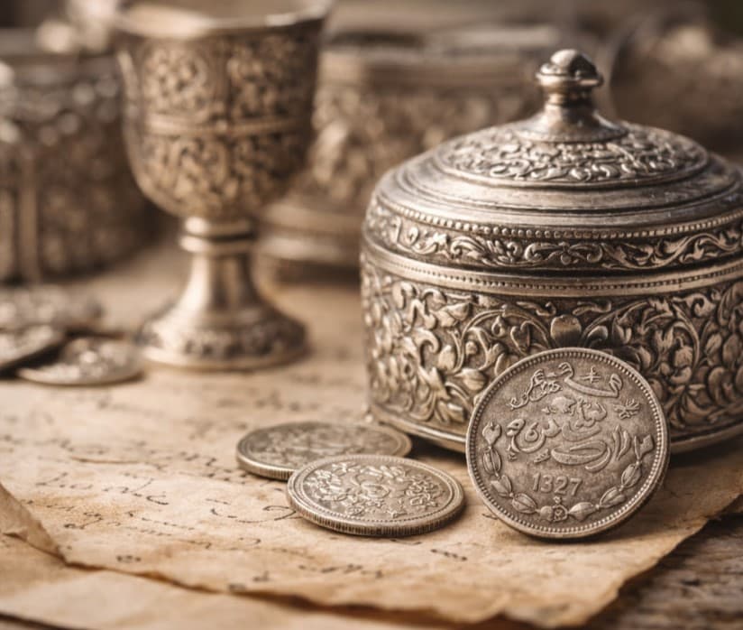 مزاد قطع فضية نادرة